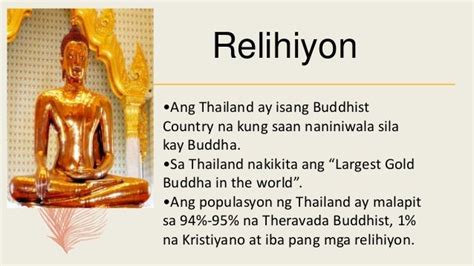 ano ang kultura ng thailand .